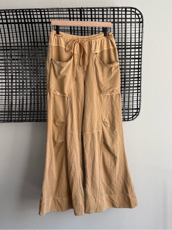 Free people We The Free Sky Riser Knit Wide-Leg Pull-On Pants sepia tone - Picture 2 of 8